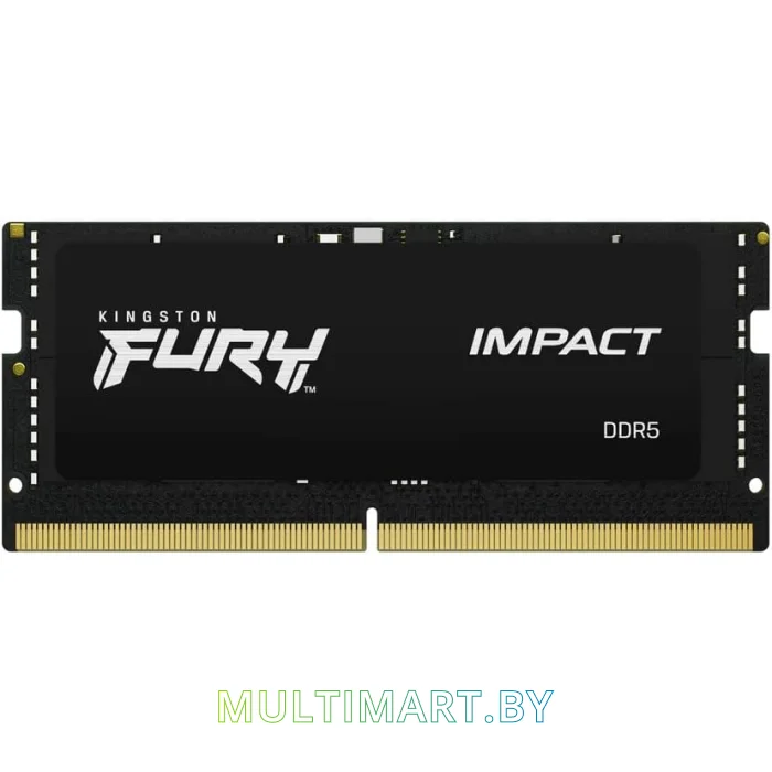 Оперативная память Kingston FURY Impact 16GB DDR5 SODIMM PC5-48000 (KF560S38IB-16)